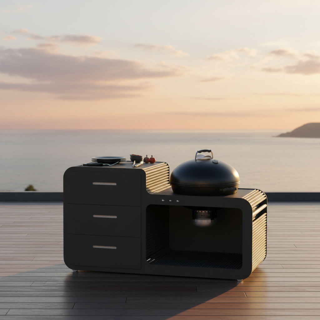 Braai Station 1.0 Luxury Outdoor Kitchen by ACESO