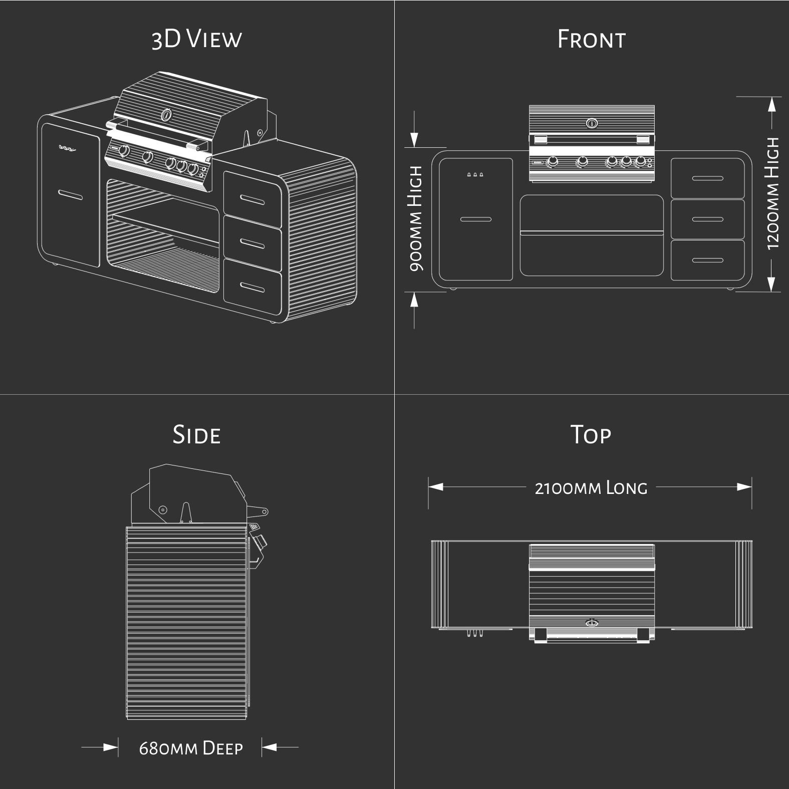Kitchen Station PRO | BRABURA GRILL FUSION 400 RS - Image 6