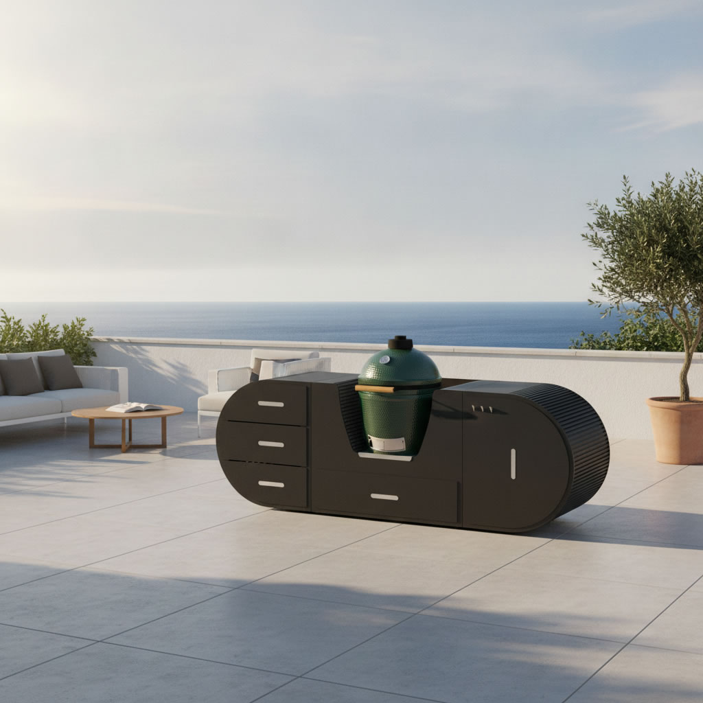 ACESO Outdoor Kitchen STANDARD + BIG GREEN EGG - 4