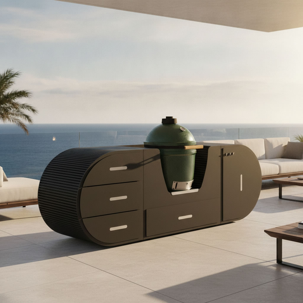 ACESO Outdoor Kitchen STANDARD + BIG GREEN EGG - 5