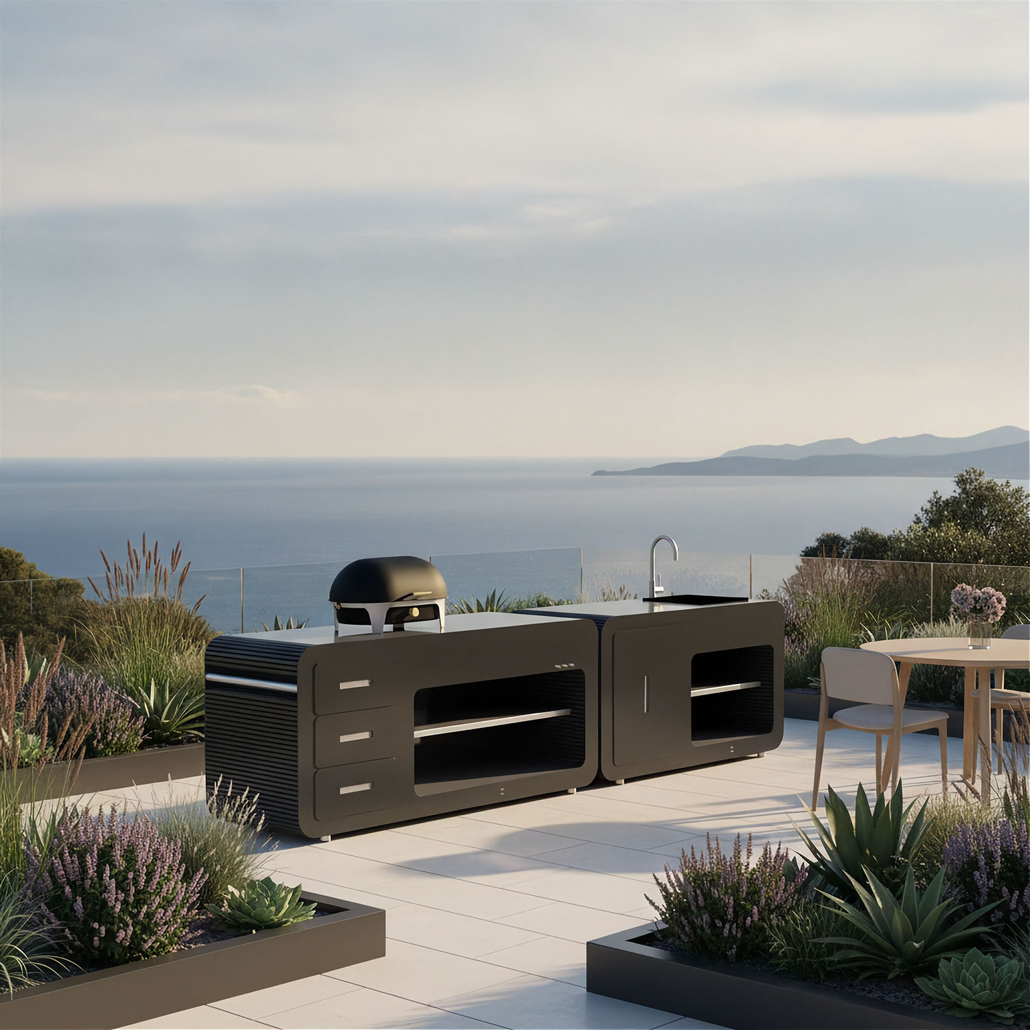 ACESO Luxury Outdoor Kitchen - Signature Base - Header 1