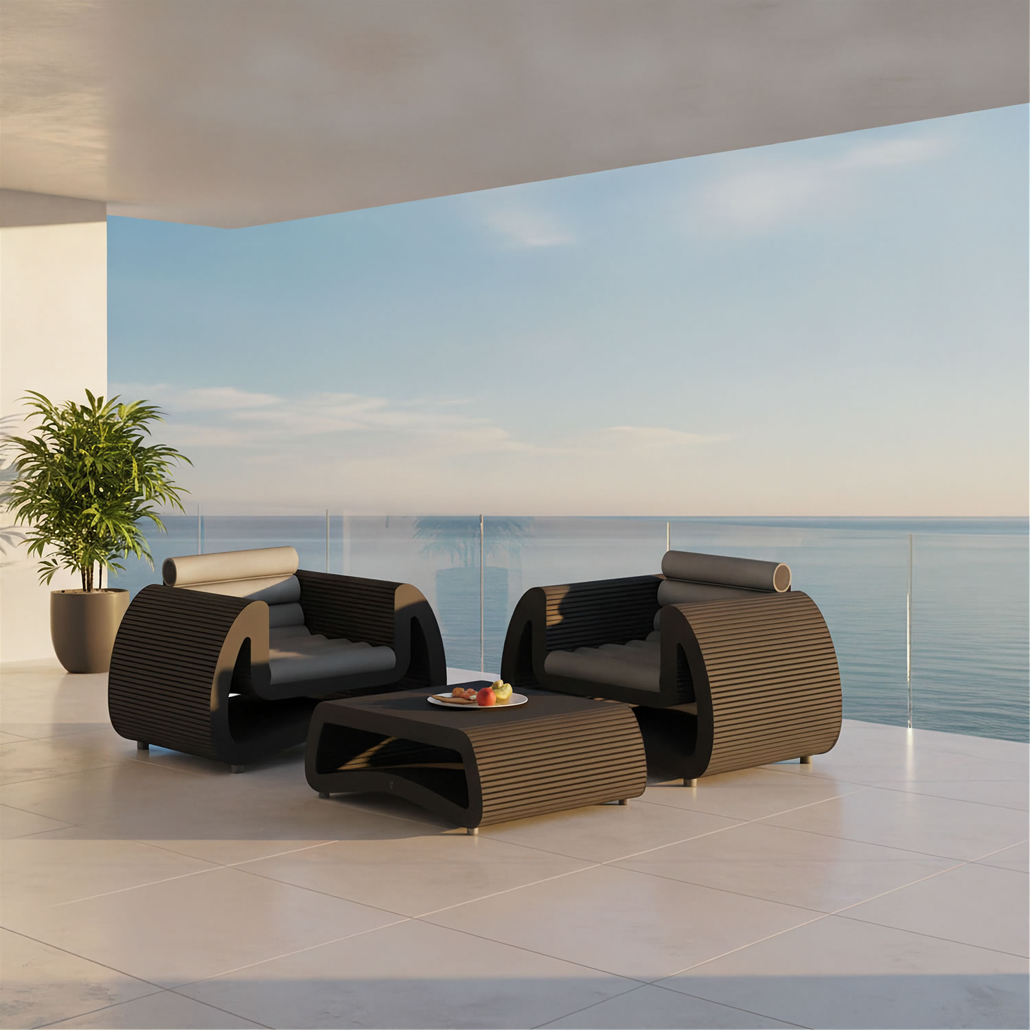 Holy Moly Outdoor Lounge Set by ACESO