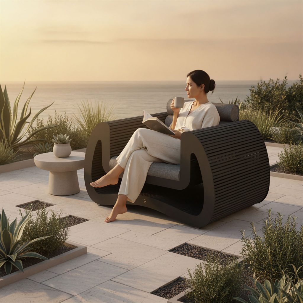 Holy Moly Outdoor Lounge Chair by ACESO