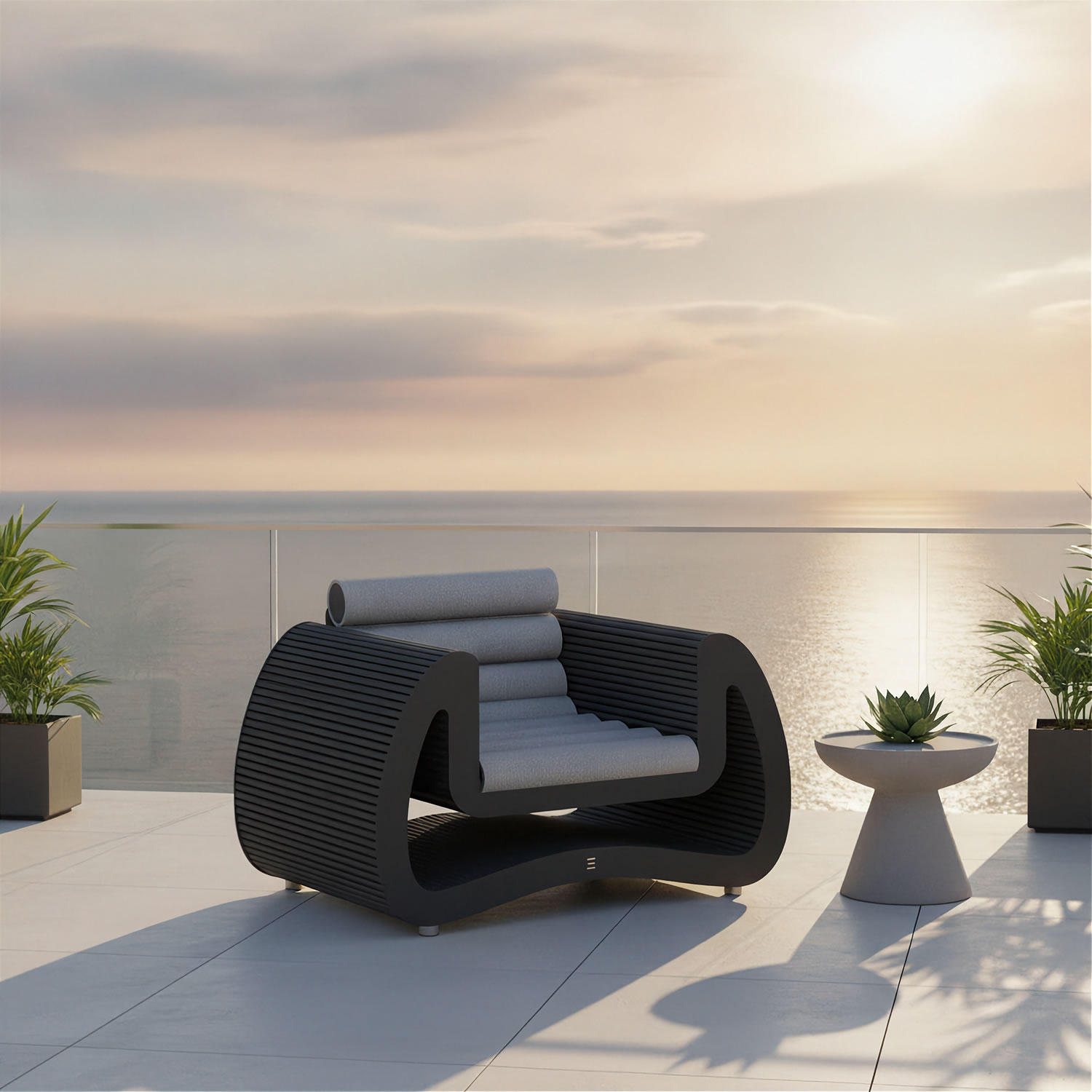 Holy Moly Outdoor Lounge Chair by ACESO