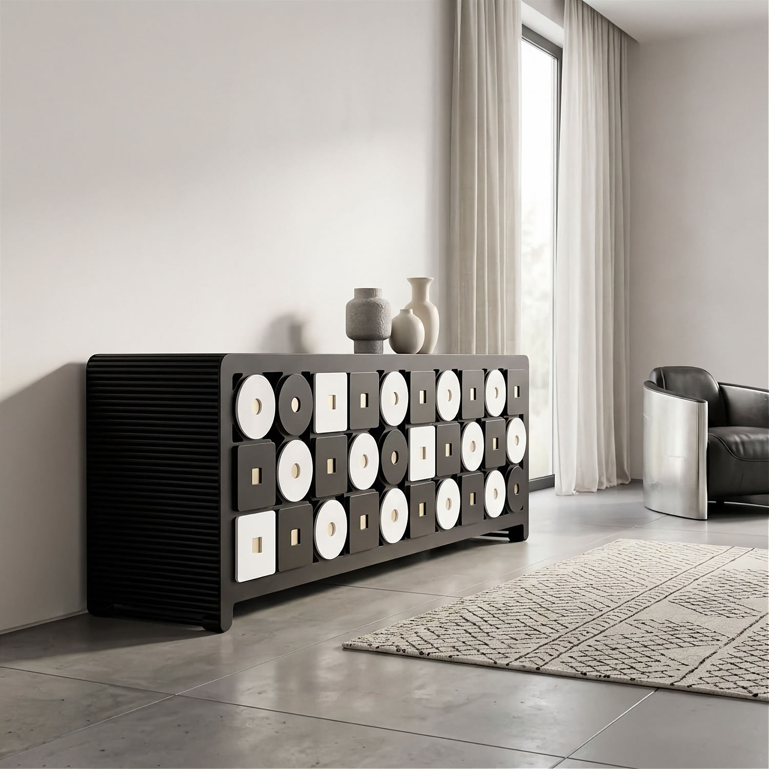 Stacked Sophistication #01 Luxury Sideboard by ACESO - Fin 4